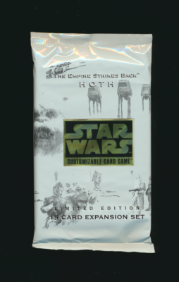star wars ccg hoth booster box The Empire Strikes Back Pack - 16 Cards, Limited Edition In this box Star Wars CCG Booster Pack