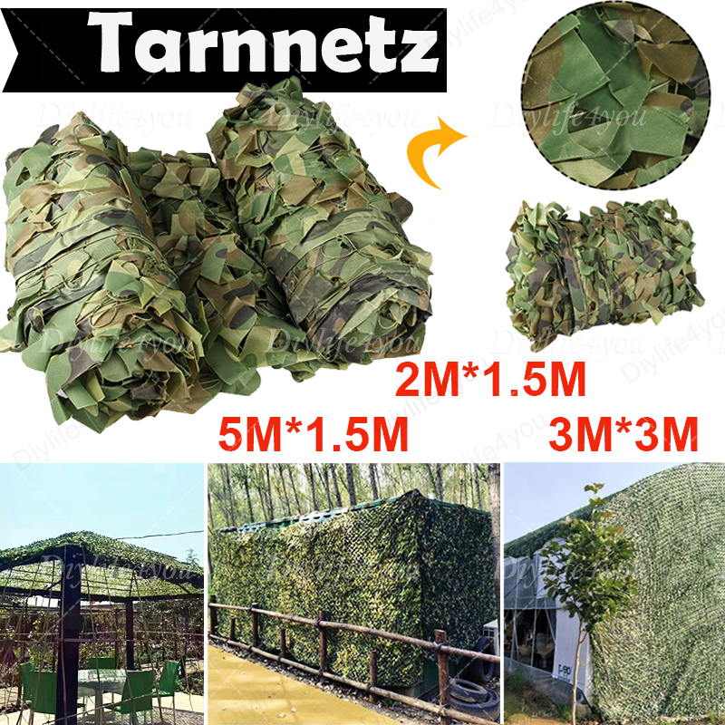 Tarnnetz Oxford 3x6m - Leicht & Robust Für Camping & Jagd
