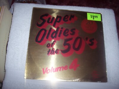 LP--SUPER OLDIES OF THE 50'S VOLUME 4  **FACTORY SEALED**  #249