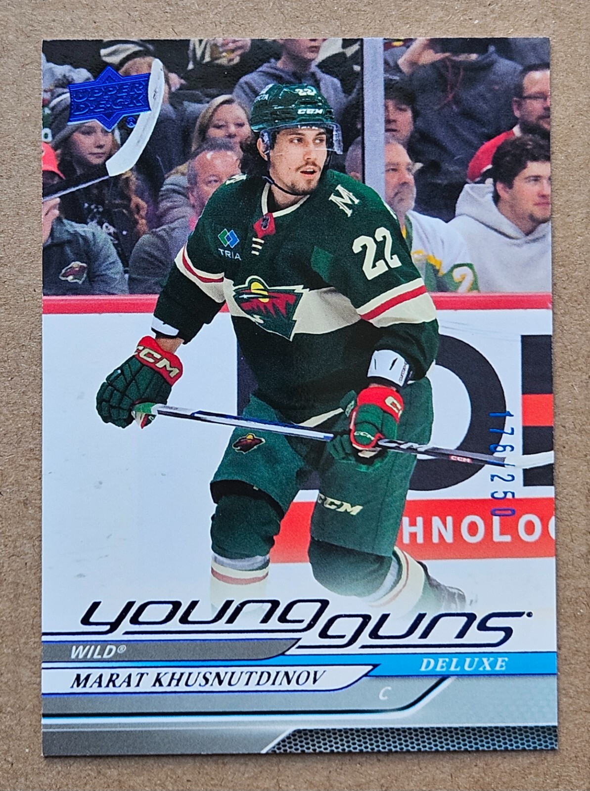 2024-2025 Upper Deck Series 1 Marat Khusnutdinov #243 Young Guns DELUXE 176/250