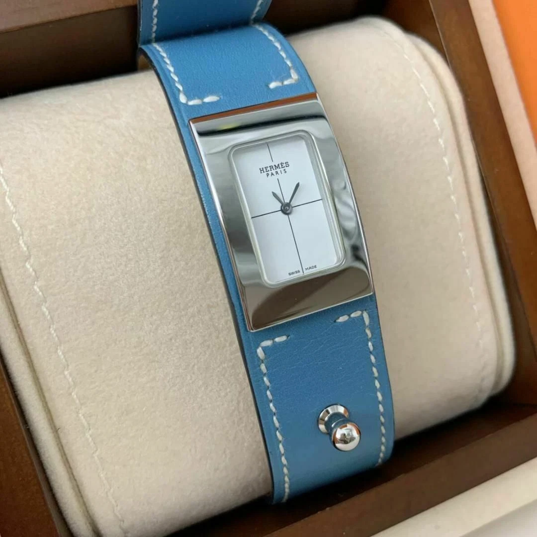 HERMÈS Orologio da donna analogico al quarzo HERMES Schersch Midi CM1.210 con scatola dal GIAPPONE