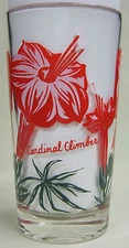 Cardinal Climber Peanut Butter Glass Glasses Drinking Kitchen Mauzy 41-2