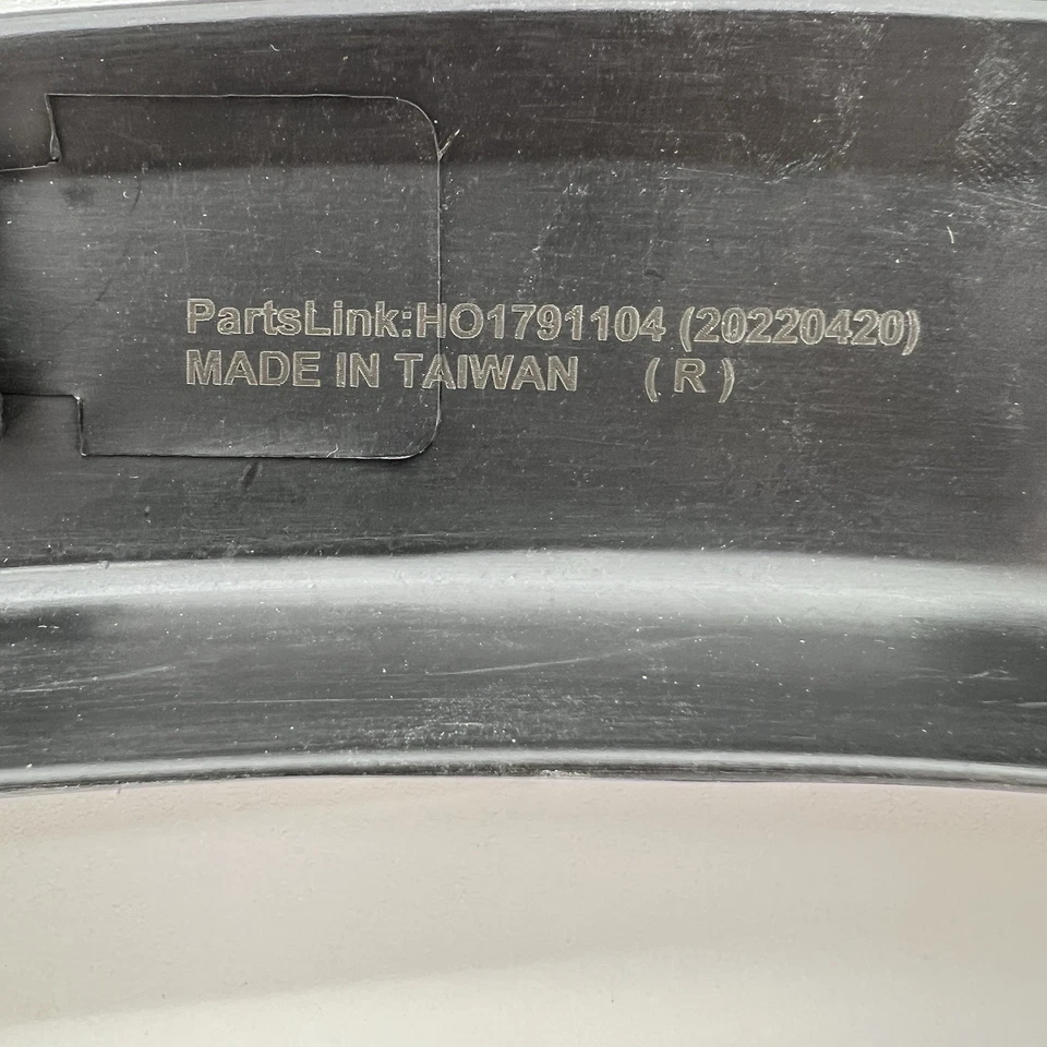 2012-2016 Honda CR-V HO1791104 guarnição de arco de roda lateral direita traseira do passageiro plástico - Imagem 3 de 4