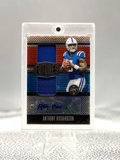 2023 Legacy Anthony Richardson Futures Dual Patch Rookie Auto #/249 Silver Prizm