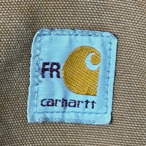 Carhartt FR Flame Resistant Brown Work Jacket Coat Men Size Large Tall RN 14806 - Picture 4 of 13