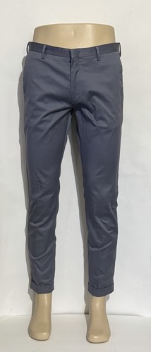 Paul Smith Men's Gray Chino Pants Size 34 Cotton Stretch Made in Portugal 30L
