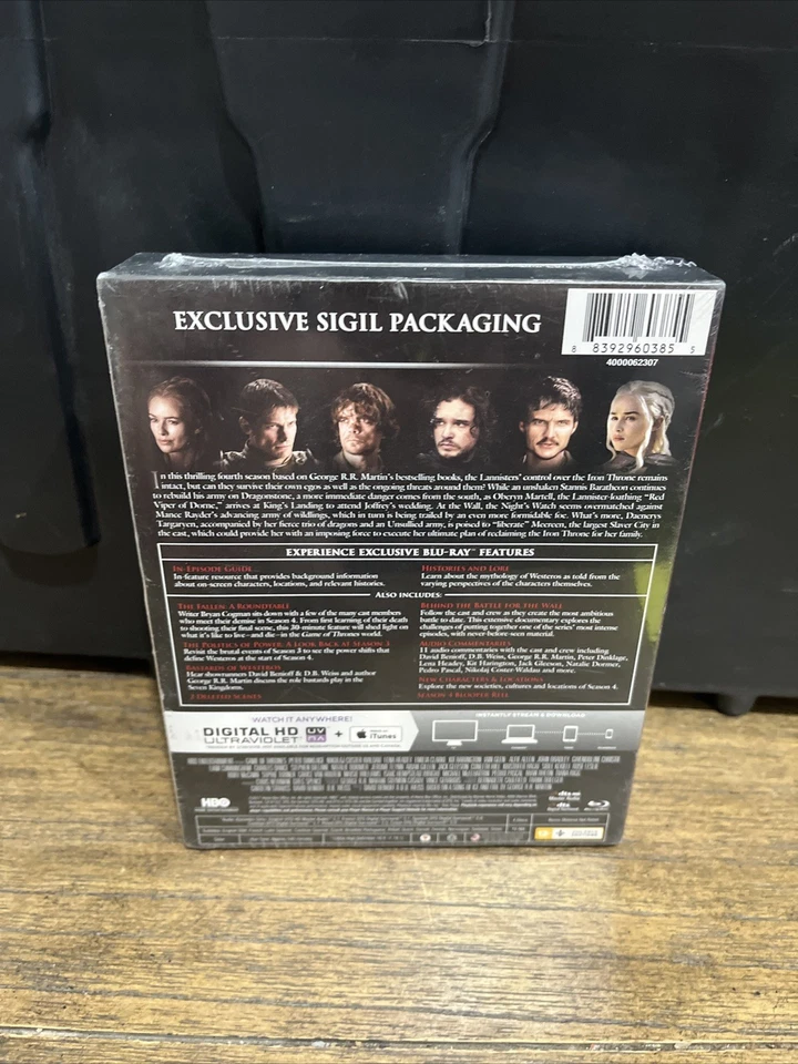 Game of Thrones: Season 4 Blu-ray NEW SEALED - Image 2 of 2
