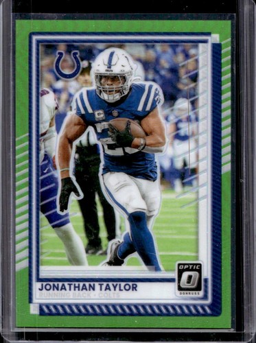 2025 Panini Donruss Optic Jonathan Taylor Lime Green Prizm #/50 Colts
