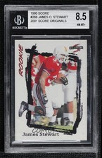 2001 Score Originals Buyback James Stewart (1995 Score) #268 BGS 8.5 k4s