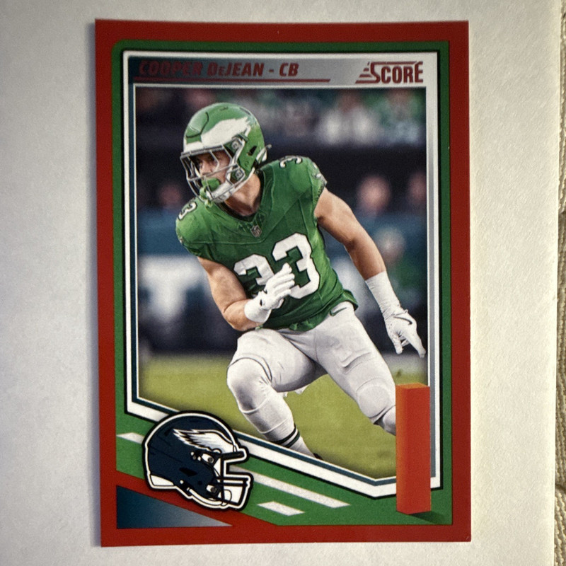 Panini 2025 Score Football Cooper DeJean #45 Philadelphia Eagles Base Set