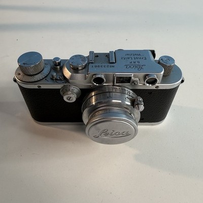   Vintage Leica II Camera Ernst Leitz Wetzlar Lens Case Tripod Bundle FREE Ship