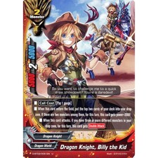 Buddyfight TCG card Foil D-BT03/0051EN Foil/U Dragon Knight, Billy the Kid Annih