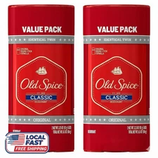 Old Spice Classic Original Scent Deodorant for Men, 3.25 Oz (Pack of 2)