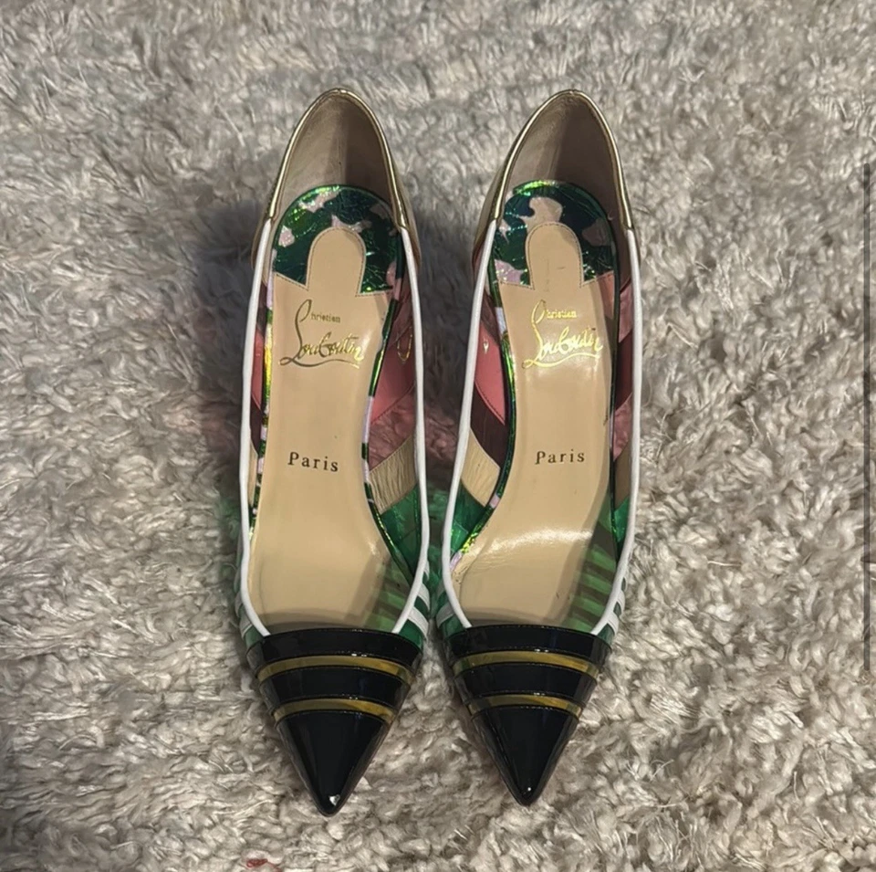 Tacones para mujer Christian Louboutin talla 37,5 Bandy 100 Foto 3 de 4