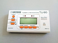 BOSS TUNER  METRONOME TU-80 ACCU-PITCH WHITE