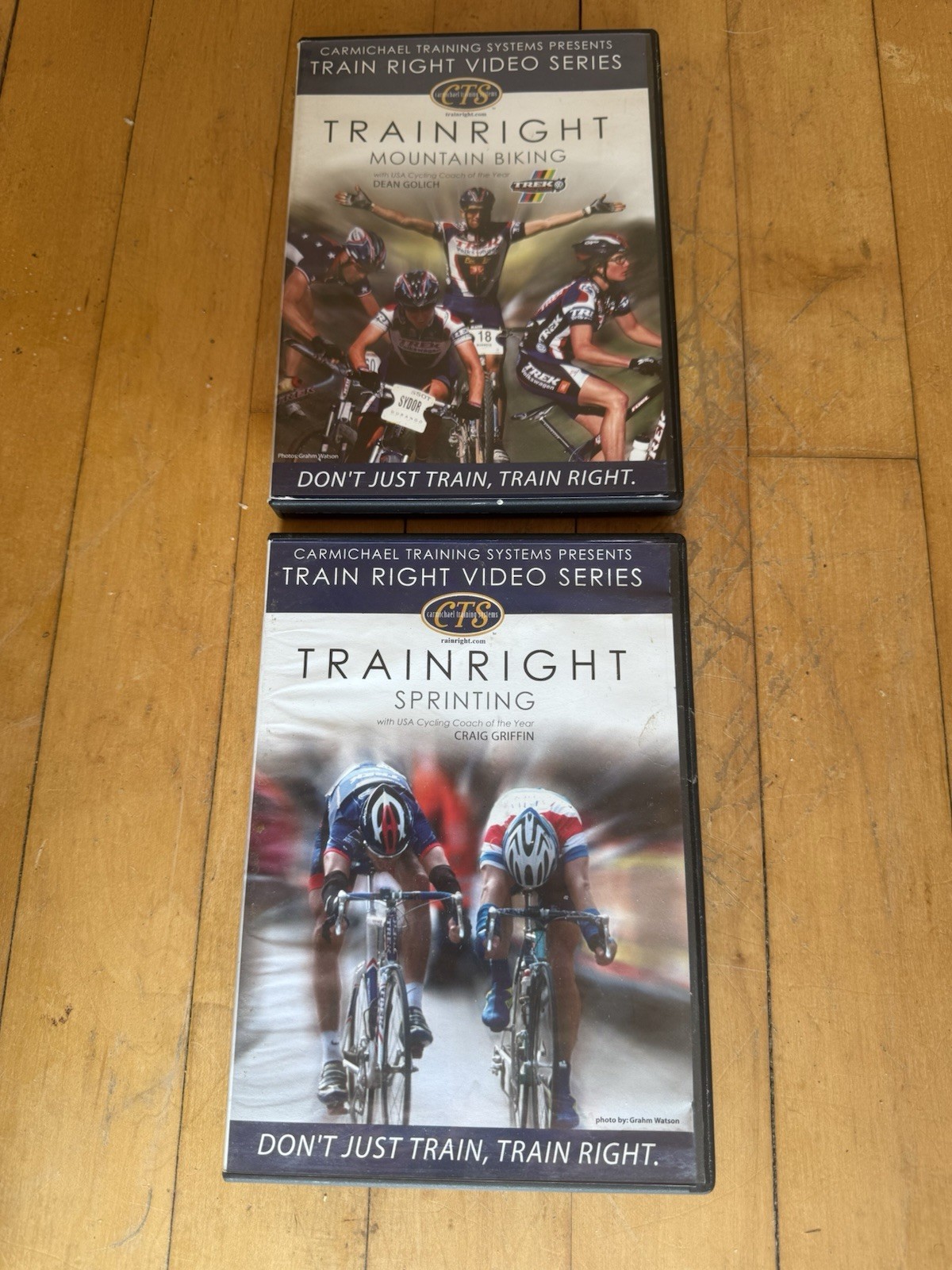 (Like New) Bicycle Training DVD Videos, Carmichael Vintage 2004 (2.00 USD)