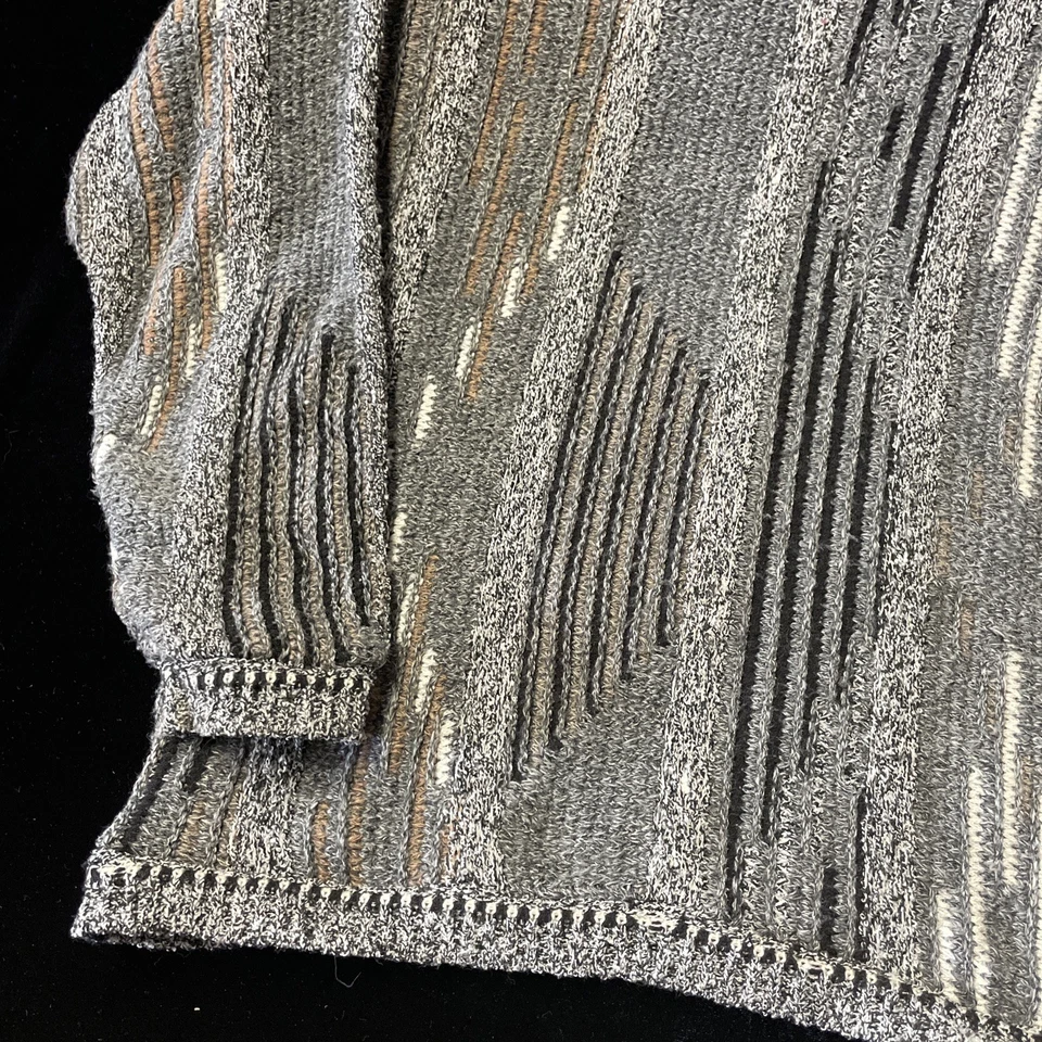 Suéter tejido vintage LaVane New York 3D estilo COOGI para hombre grande  Foto 3 de 4