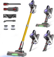MV3 Cordless Vacuum Cleaner 550W 45KPa Stick 50Mins Pet Hair Carpet Floor UK
