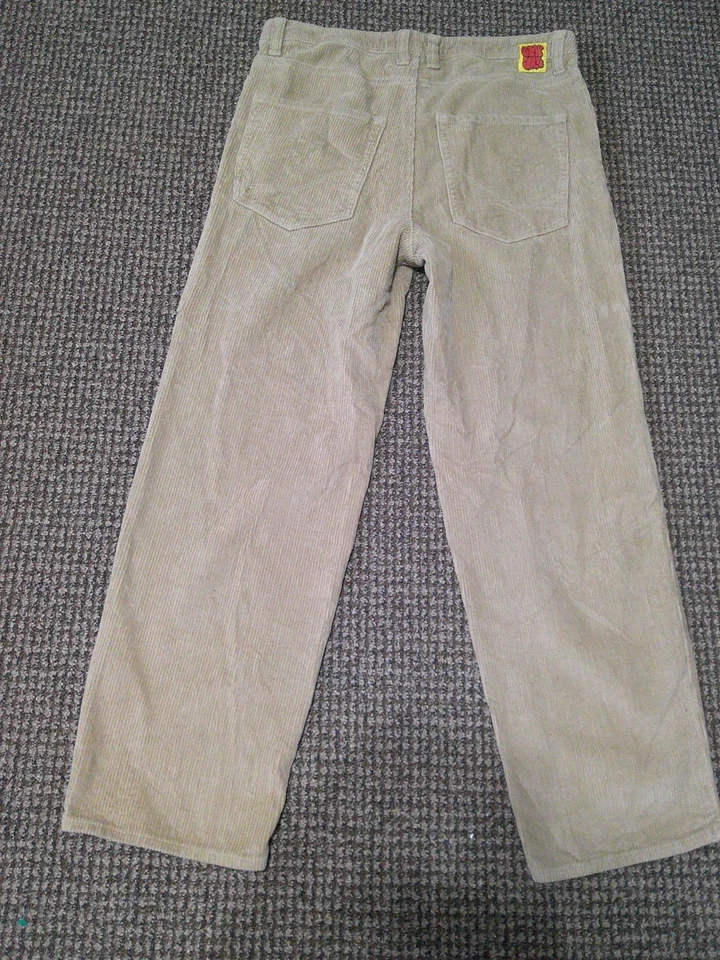Vtg Y2K EMPYRE Relax Tan Cord Corduroy Pants Relaxed Fit Wide Leg Skater 32"x31" - Image 4 of 4