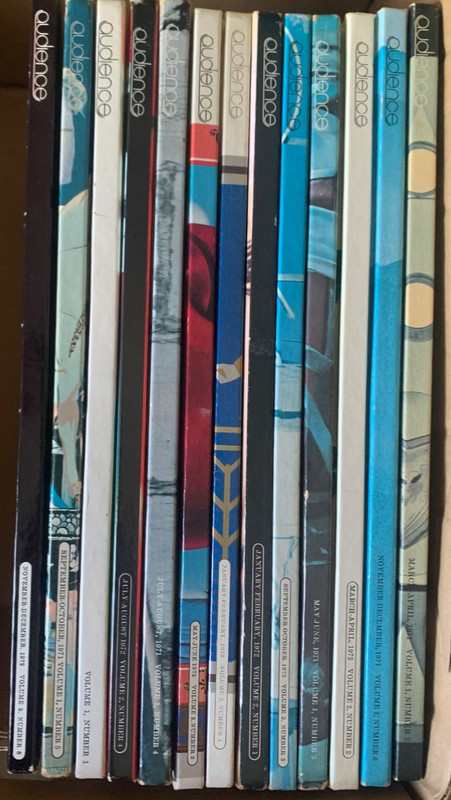 AUDIENCE MAGAZINE ~ COMPLETE 13 ISSUES SET 1971-73 Updike, Roth, Atwood, Heller