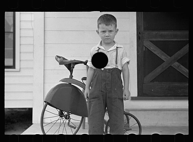Photo:Pope Family Irwinville Farms Georgia Boy Bicycle 1938 May