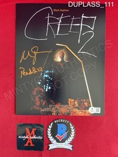 Mark Duplass autographed signed 8x10 photo Creep 2 Peachfuzz Beckett COA