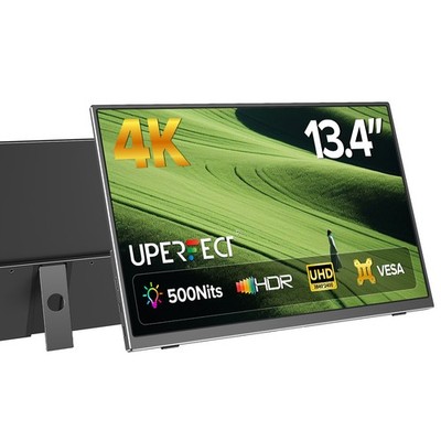UPERFECT 13.4'' 4K Portable Monitor 500Nits Second Screen 16:10 Display 100% sRGB