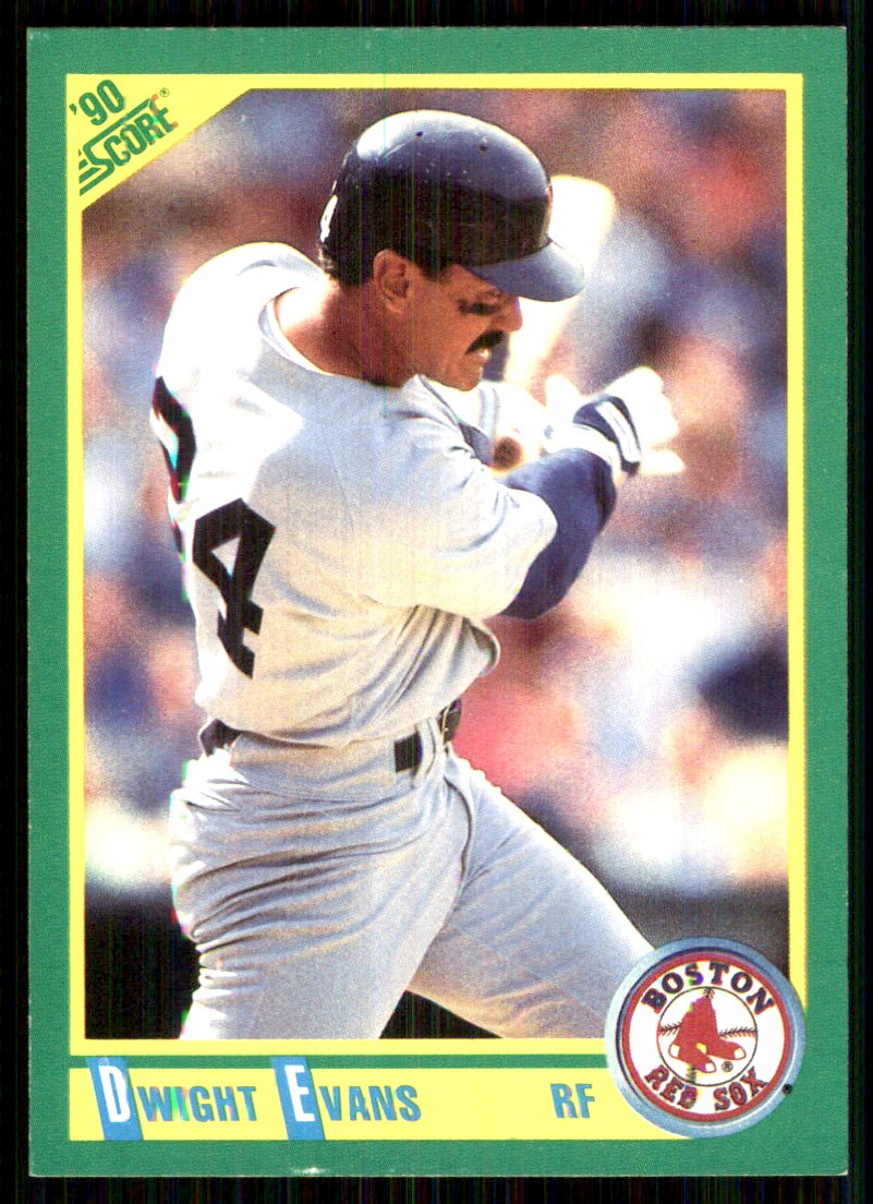 Dwight Evans 1990 Score #3 Boston Red Sox MLB READ FREE SHIPPING AutographDen