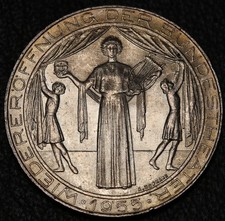Austria Reopening of the National Theater in Vienna Silver 25 Schilling 1955 UNC