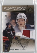 2023-24 SP Game Used Premium Materials Jersey 9/25 Hunter McKown #206 Auto 03xg