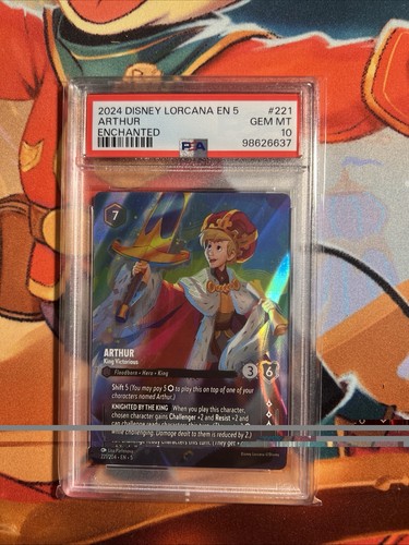 Arthur - King Victorious graded PSA 10 for sale on eBay
