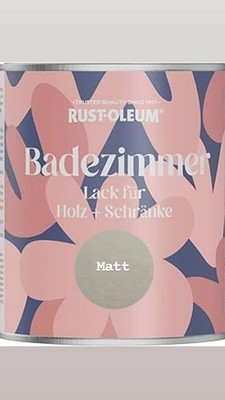 Rust-Oleum Badezimmer Lack - Farbe für Holz und Schränke MATT
