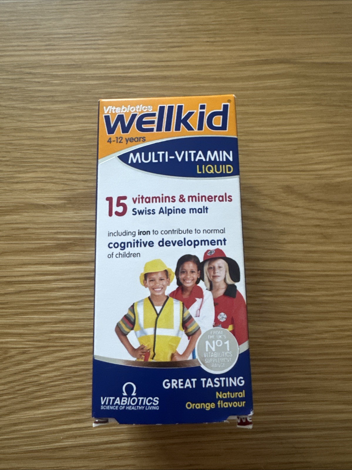 Vitabiotics Wellkid Multivitamin 150ml Liquid  Orange Flavour New Date 01/27