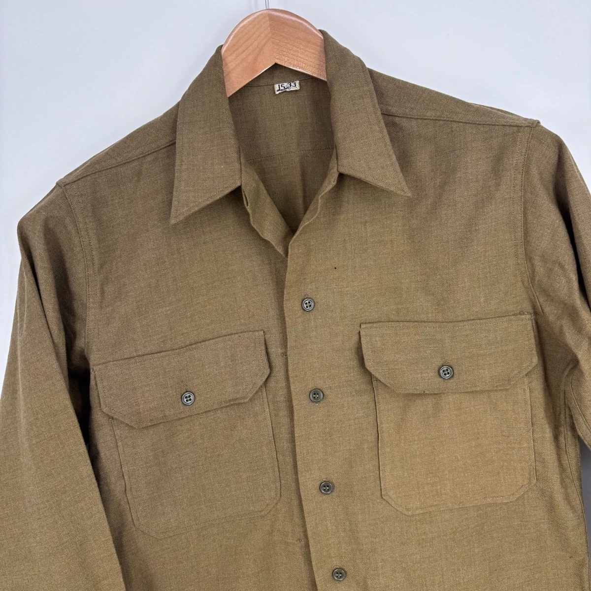 Button-Front 1940s Vintage Casual Shirts for Men for sale | eBay
