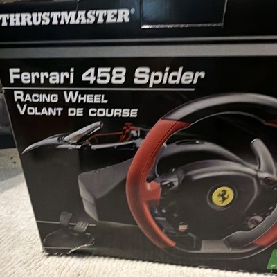 Thrustmaster Ferrari 458 Spider Racing Wheel Wired Paddle Shifters Black/Red