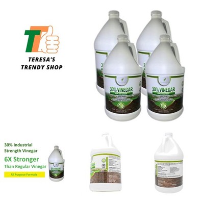 Eco-Friendly 30% Vinegar - 4 Gallon Multi-Purpose Solution for Clean Living