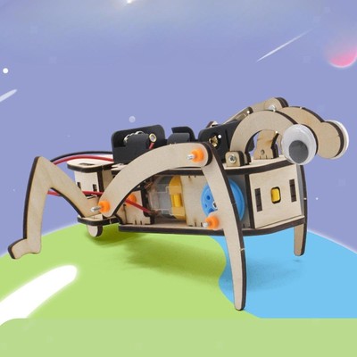 Roboter Modellbausatz Mädchen Jungen Holzpuzzle Bausatz Spielzeug 3D Modell zusammenbauen