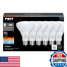 Feit Electric BR30 LED 65W Equivalent Dimmable 650 Lumens 5-Color Light Bulb