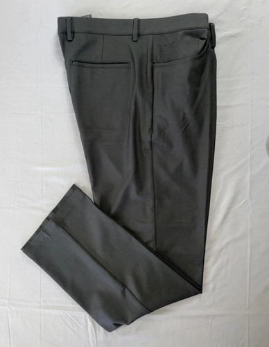 Greg Norman 5-Pocket Jean Style Chino Tech Travel Pants. Black, 40x30. MINT!!
