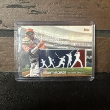 Manny Machado 2018 Topps Players Weekend Patch Insert Baseball Card Orioles MLB