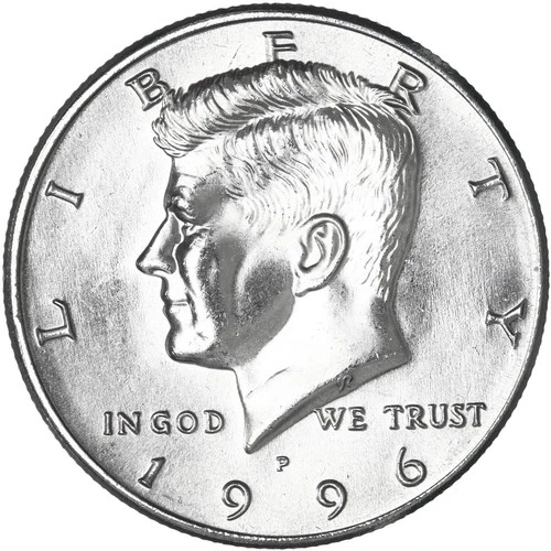 1996 P Kennedy Half Dollar Uncirculated from Mint Set