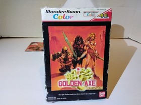 GOLDEN AXE WonderSwan Color/ Crystal Bandai Wonder Swan CIB RARE
