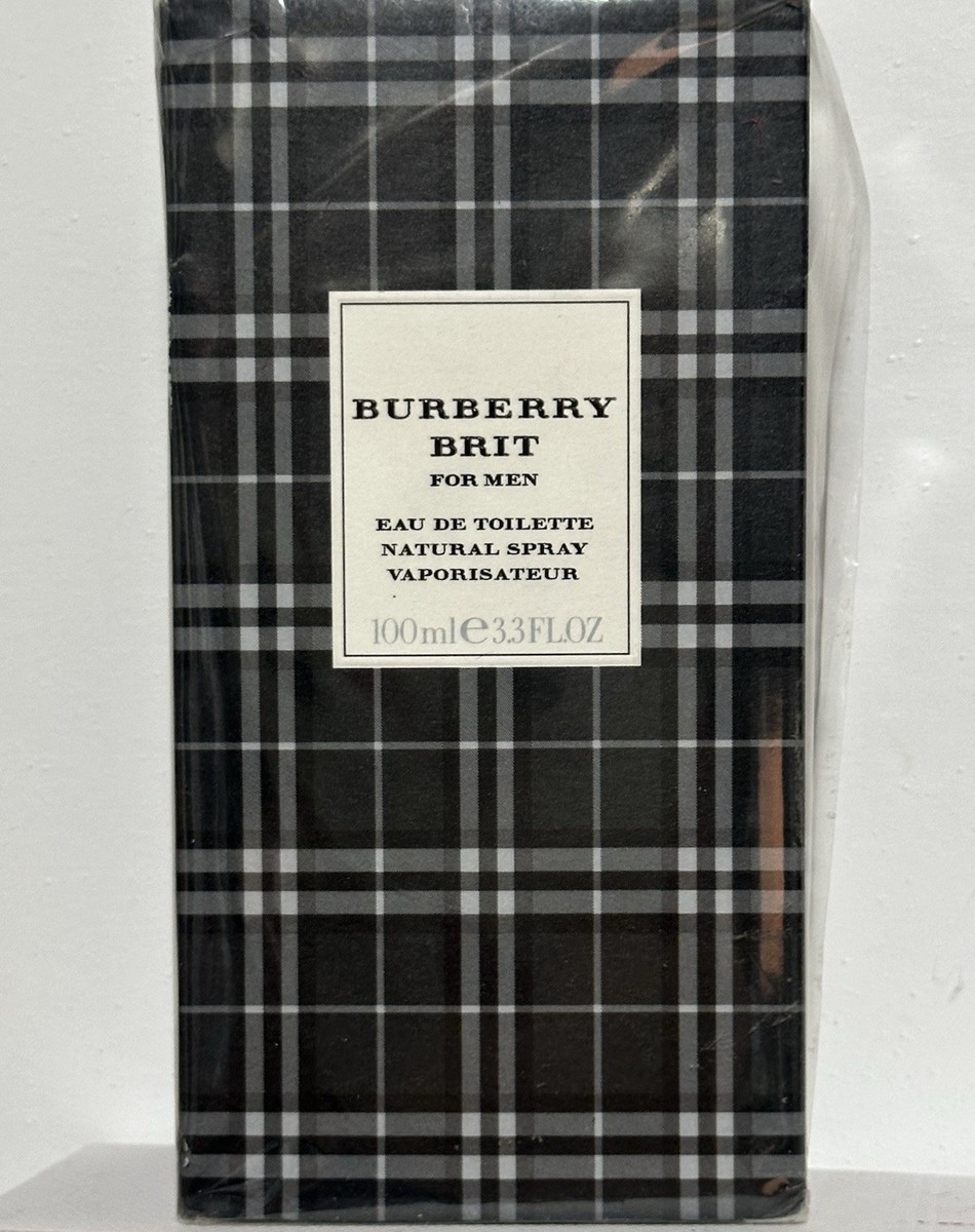 BURBERRY BRIT For Men EDT 3.3 oz discontinued New Original | eBay