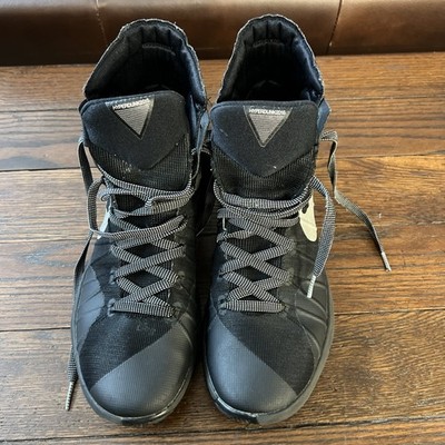 Size 9.5 - Nike Hyperdunk 2015 Black Metallic Silver