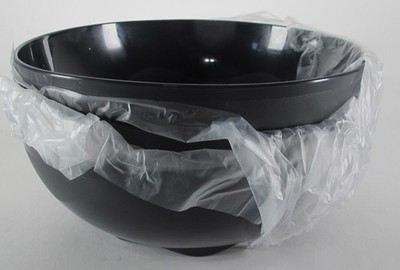 Tupperware Open House Salad Bowls 4 pc Set 24 oz Black # 4794 New