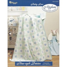 Blue-Eyed Daisies Crochet Baby Afghan Pattern The Needlecraft Shop