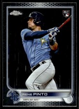 2022 Topps Chrome Update Rene Pinto Rookie Tampa Bay Rays #USC139