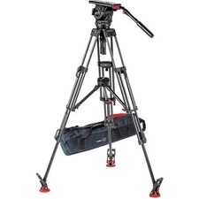 Sachtler Video 18 S2 Fluid Head  ENG 2 CF Tripod System with Mid-Level Spreader