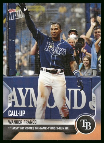 2021 Topps Now 402 Wander Franco