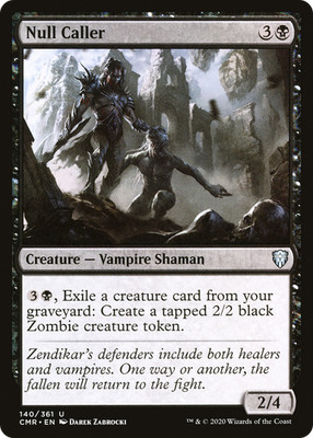 Null Caller Uncommon CMR #140 Lightly Played